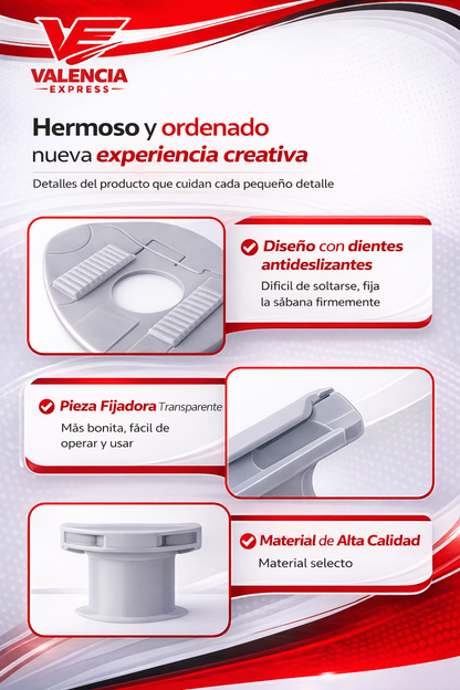 SUJETADOR DE SABANAS X4 UNIDADES - ENVÍO GRATIS
